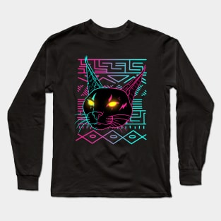 Cyber Caracal Long Sleeve T-Shirt